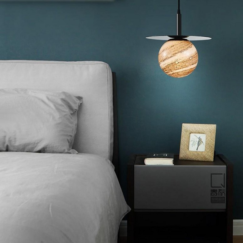 Modern Creative Planets Pendant Light Fixture Home Decor E27 Pendant Lamp 